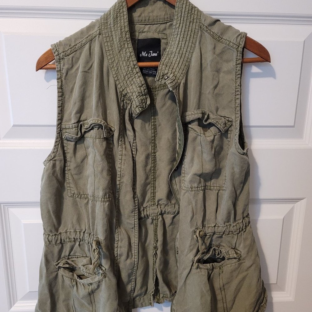 Army Green Cargo Vest *2 for $15*